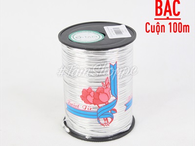 Cuộn dây kẽm màu bản dẹp dài 100m làm handmade PKHM-KEM-01
