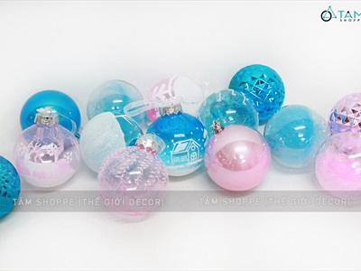 Hộp 12 trái châu Noel thạch Jelly 6 kiểu ĐK8cm TRAICHAU-23