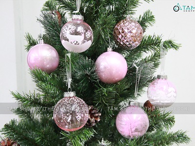 Hộp 12 trái châu Noel thạch Jelly 6 kiểu ĐK8cm TRAICHAU-23