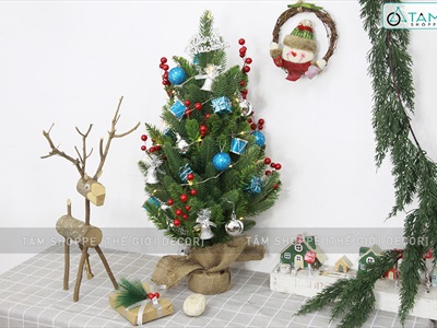 Hộp 32 phụ kiện treo Noel 6 kiểu hộp nơ X-HPK-11