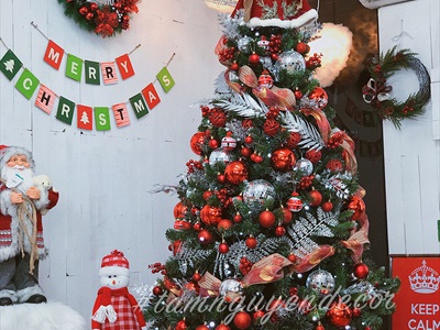 Hộp vali 100 trái châu Noel 4 kiểu nhiều cỡ Đk3-4-6cm TRAICHAU-20