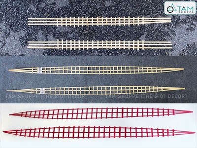 Nan tre cắm hoa trang trí cây thông Noel bản 5cm dài 1m [Loại đẹp - đan kĩ] NANTRE-01