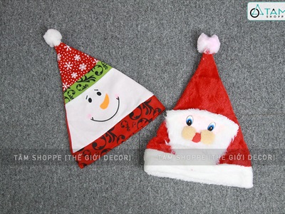 Nón Noel vải người tuyết ông già ngộ nghĩnh NON-X-01