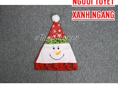 Nón Noel vải người tuyết ông già ngộ nghĩnh NON-X-01