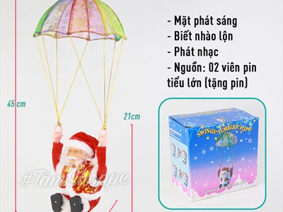 Ông già Noel điện tử nhào lộn nhảy dù có nhạc OGN-DT-02