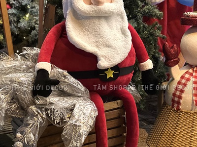 Ông già Noel ú ụ nhồi bông cỡ lớn 130cm [Mềm mịn - Cute] ONGGIANOEL-06