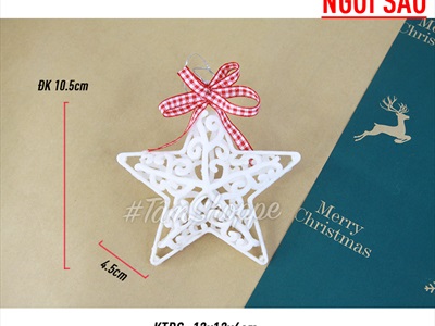 Phụ kiện treo Noel trắng nhủ 5 kiểu Bắc Âu PKT-X-02