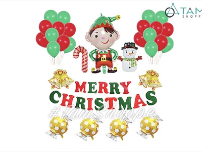 Set bóng Noel chú lính chì kẹo vàng SNE-GSTS003