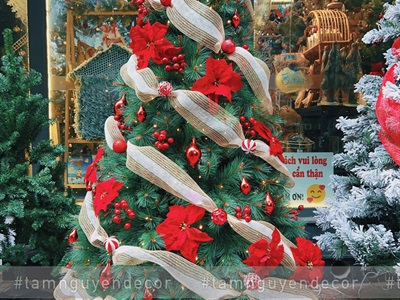 Trái châu Noel búp đèn đủ màu, đủ cỡ [Dài 3-8cm - Bóng đẹp] TRAICHAU-35