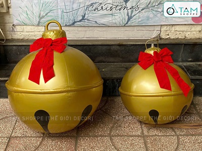 Trái châu Noel cỡ siêu to bơm hơi [ĐK45-60cm - Căng đẹp] TRAICHAU-41