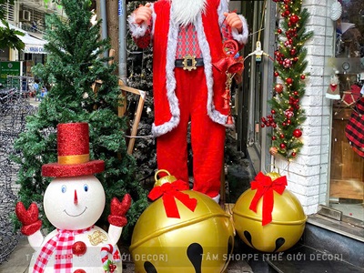 Trái châu Noel cỡ siêu to bơm hơi [ĐK45-60cm - Căng đẹp] TRAICHAU-41