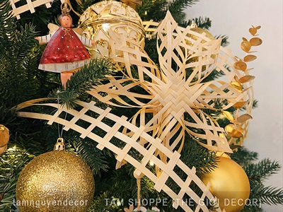 Trái châu Noel kim tuyến đủ màu, đủ cỡ [ĐK 6-16cm - lấp lánh] TRAICHAU-36