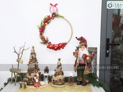 Bịch 48 trái châu Noel nhí sáng bóng [ĐK2cm - cũng cỡ] TRAICHAU-38
