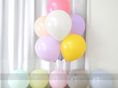 Bộ trụ bong bóng 7 nhánh để bàn nhựa tháo lắp PKBB-TRU7