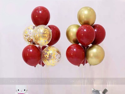 Bộ trụ bong bóng 7 nhánh để bàn nhựa tháo lắp PKBB-TRU7