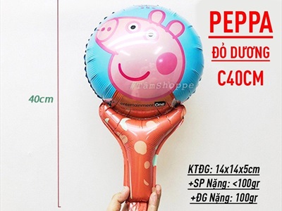 Bong bóng kiếng cầm tay hoạt hình nhiều kiểu 35cm BBK-CT-01