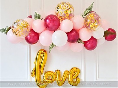 Bong bóng kiếng chữ Love viết thường dính liền cao 60cm BBK-LOVE-02