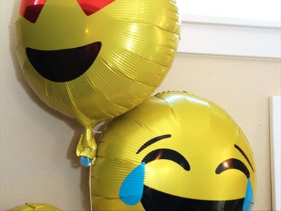 Bong bóng kiếng Emoji mặt cười nhiều kiểu BBK-EMOJI-01