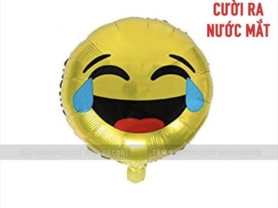 Bong bóng kiếng Emoji mặt cười nhiều kiểu BBK-EMOJI-01