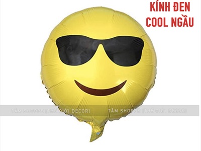Bong bóng kiếng Emoji mặt cười nhiều kiểu BBK-EMOJI-01