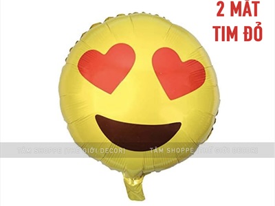Bong bóng kiếng Emoji mặt cười nhiều kiểu BBK-EMOJI-01