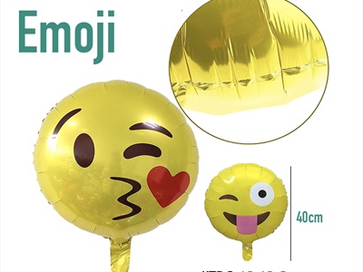 Bong bóng kiếng Emoji mặt cười nhiều kiểu BBK-EMOJI-01