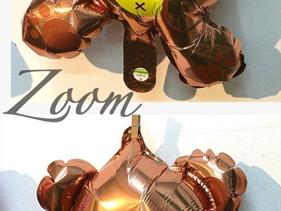 Bong bóng kiếng gấu vẫy tay 35cm BBK-GAU-01