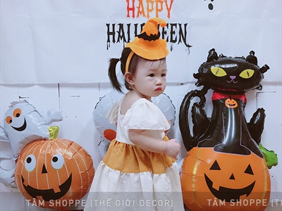 Bong bóng kiếng hình con vật Halloween nhiều kiểu BBK-HLW-01