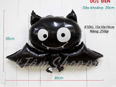 Bong bóng kiếng hình con vật Halloween nhiều kiểu BBK-HLW-01