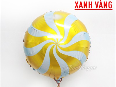 Bong bóng kiếng hình kẹo mút quạt xoáy ĐK35cm BBK-KEO-01