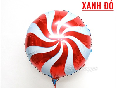 Bong bóng kiếng hình kẹo mút quạt xoáy ĐK35cm BBK-KEO-01