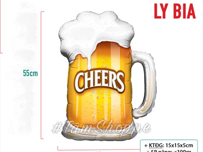 Bong bóng kiếng chai rượu champagne ly bia trang trí tiệc BBK-BR-01