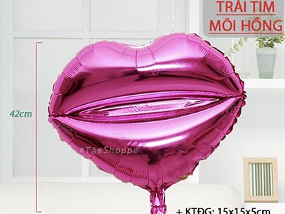 Bong bóng kiếng hình môi son nhiều kiểu BBK-MOI-01