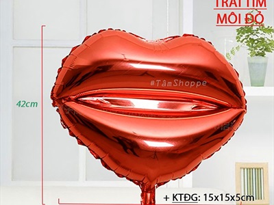 Bong bóng kiếng hình môi son nhiều kiểu BBK-MOI-01