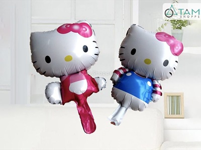 Bong bóng kiếng Mèo Hello Kitty BBK-MEO-01