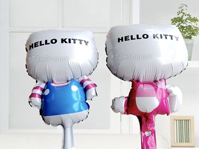 Bong bóng kiếng Mèo Hello Kitty BBK-MEO-01