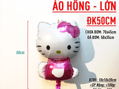 Bong bóng kiếng Mèo Hello Kitty BBK-MEO-01