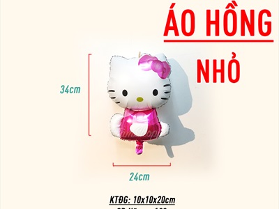 Bong bóng kiếng Mèo Hello Kitty BBK-MEO-01