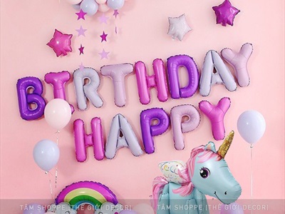 Bong bóng kiếng ngựa Pony 4D tự đứng được 85cm BBK-NGUA-02