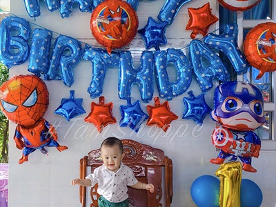 Bong bóng kiếng siêu anh hùng nhiều kiểu BBK-SAH-01