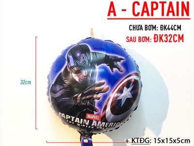 Bong bóng kiếng siêu anh hùng nhiều kiểu BBK-SAH-01