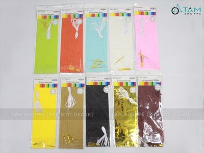 Set 05 chùm tua rua giấy decor tiệc PK-TUARUA-01