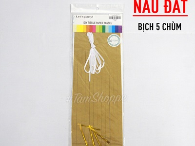 Set 05 chùm tua rua giấy decor tiệc PK-TUARUA-01