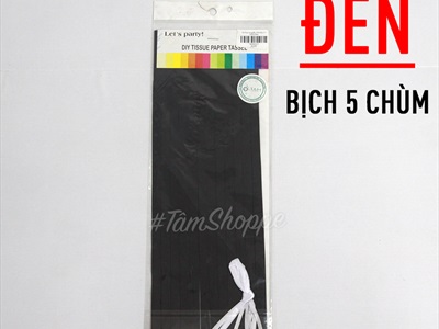 Set 05 chùm tua rua giấy decor tiệc PK-TUARUA-01