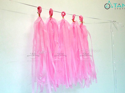 Set 05 chùm tua rua giấy decor tiệc PK-TUARUA-01