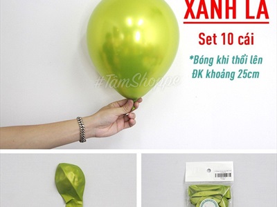 Set 10 bong bóng cao su siêu nhủ ĐK25cm BBCS-SIEUNHU