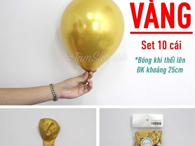 Set 10 bong bóng cao su siêu nhủ ĐK25cm BBCS-SIEUNHU