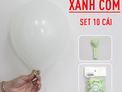 Set 10 bong bóng cao su màu Pastel ĐK25cm BBCS-PASTEL