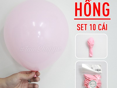 Set 10 bong bóng cao su màu Pastel ĐK25cm BBCS-PASTEL