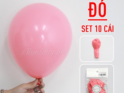 Set 10 bong bóng cao su màu Pastel ĐK25cm BBCS-PASTEL